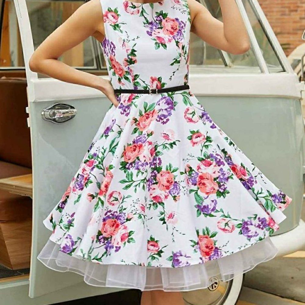 Petticoat Pinup Retro Vintage 1950s 60s Rockabilly Tutu Crinoline Underskirt NEW - Picture 4 of 15